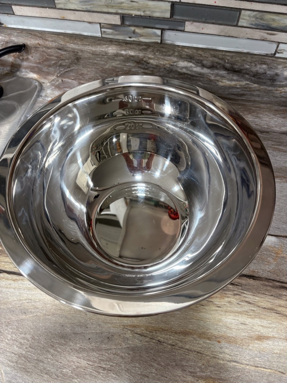 Viking Stainless Steel Mixing Bowl Non-Slip Silicone Base 5Qt. - Picture 10 of 11